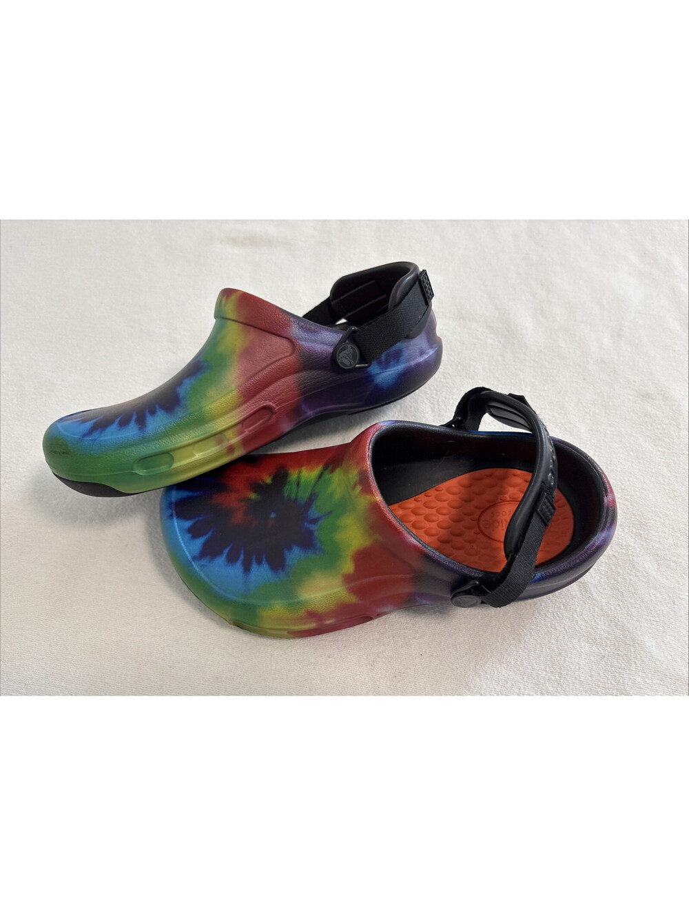Crocs Bistro Pro LiteRide Tie Dye Graphic Clogs Unisex M6/W8